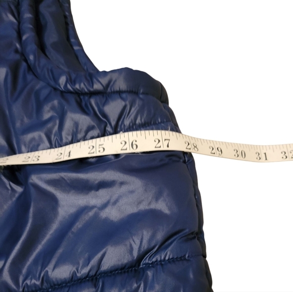 Adidas Originals Men's AC Padded Puffer Vest Big Tall Size 2XL Blue Snap Pockets - Picture 5 of 11